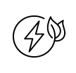 simple energy efficient icon
