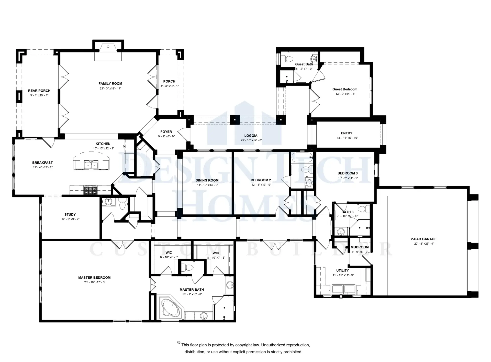 The Casa Lana — Floor Plan