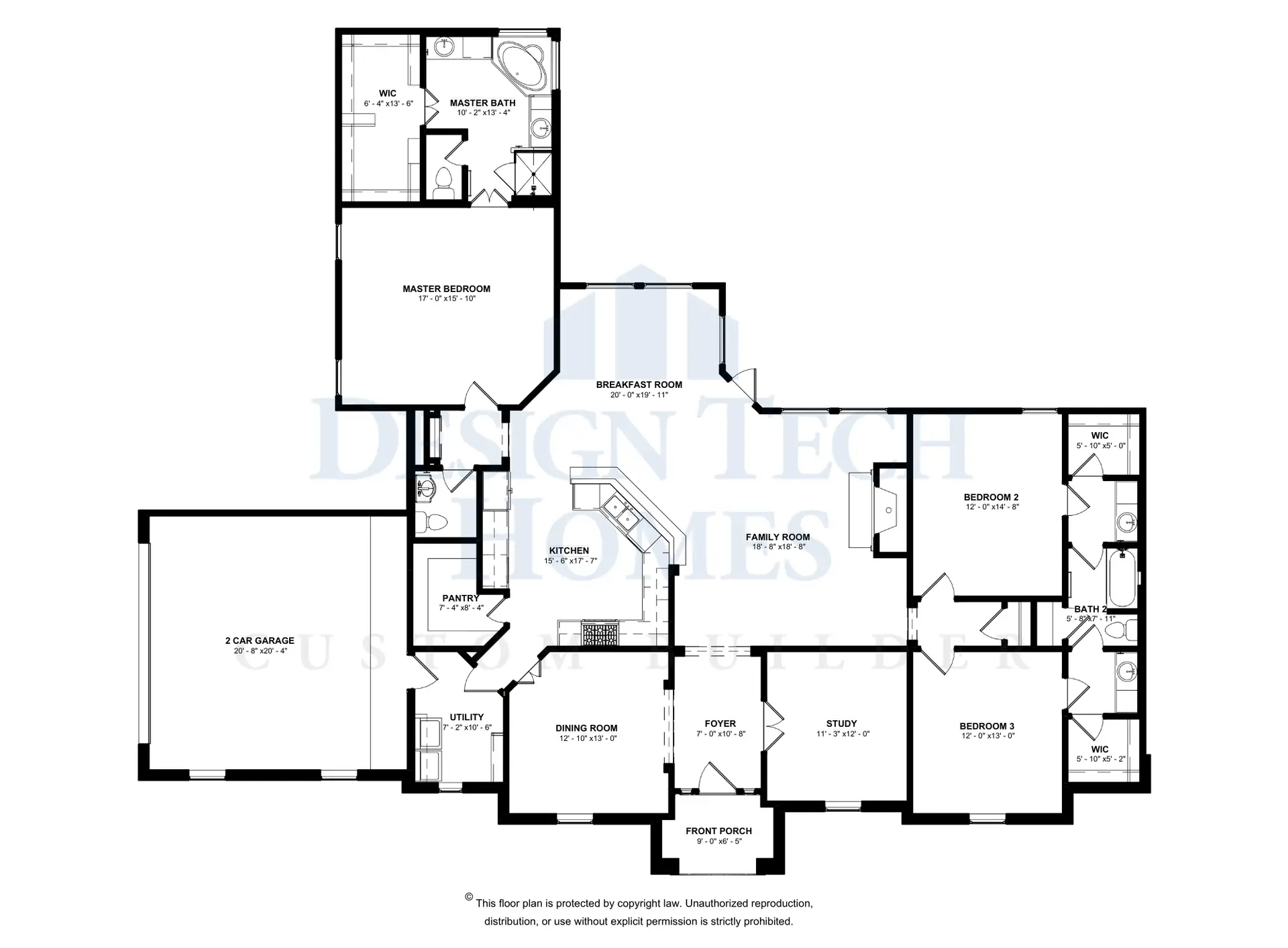 The Oakmont — Floor Plan