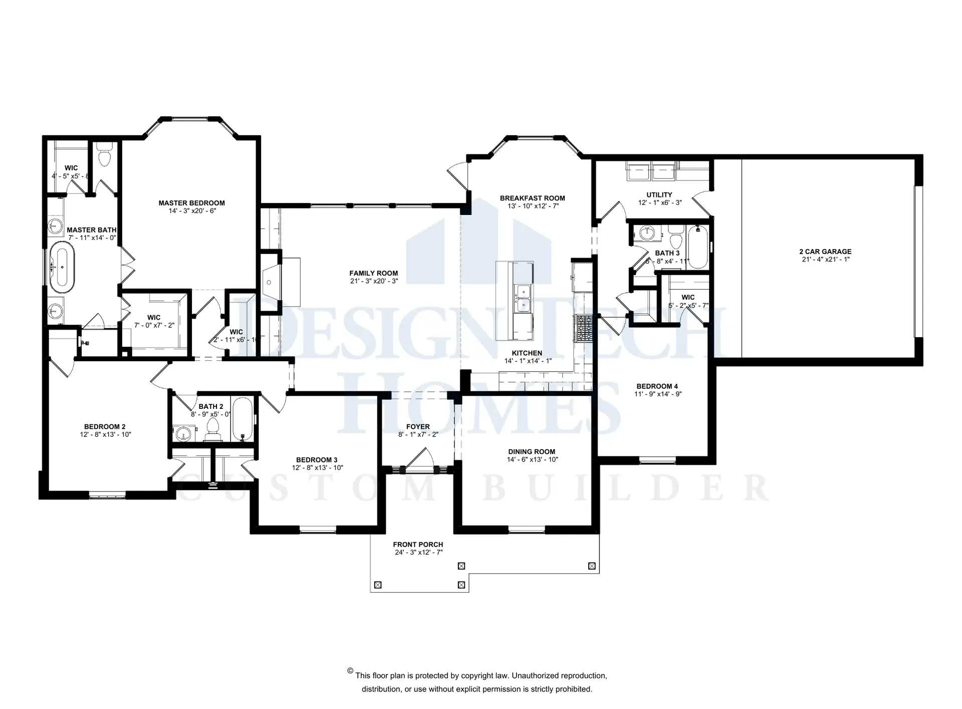 The Wakefield — Floor Plan