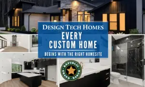Custom home in Republic Grand Ranch by Design Tech Homes with modern exterior and interior features