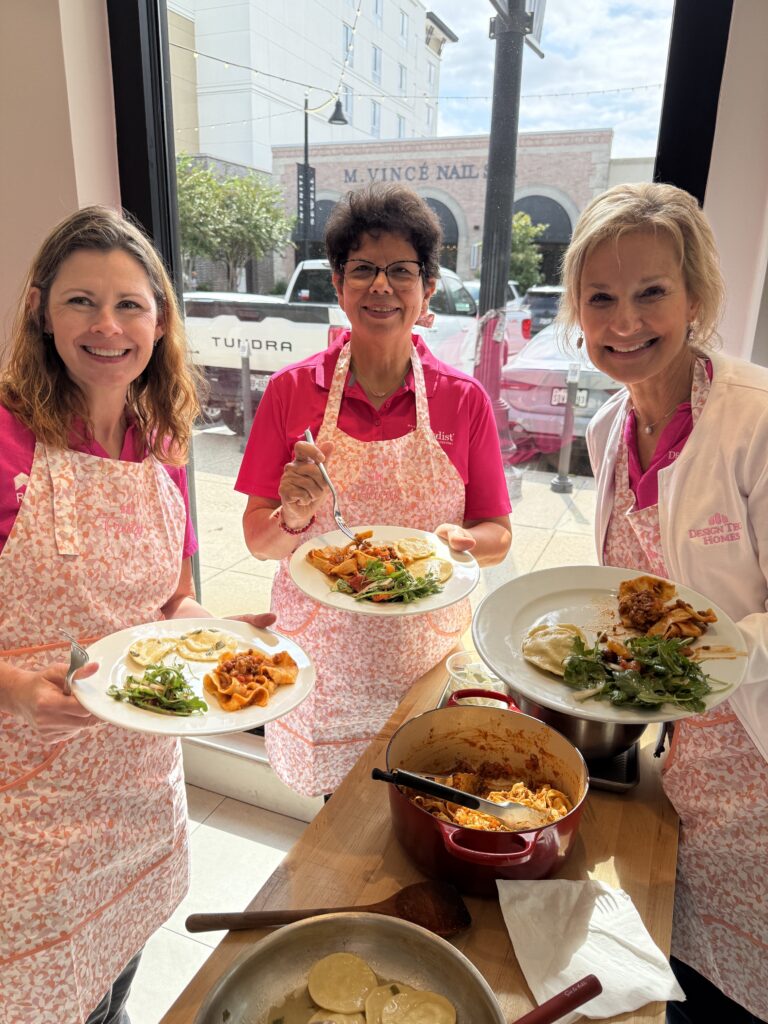 DTh ladies sur la table cooking class results